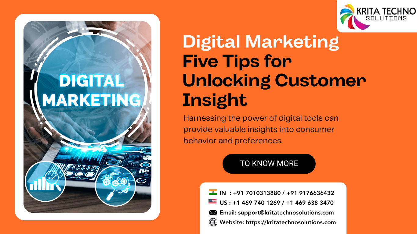 Digital Marketing Five Tips for Unlocking Customer Insight