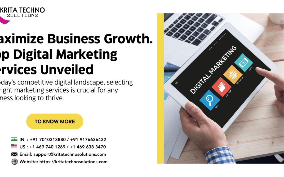 Maximize Business Growth. Top Digital Marketing Services.