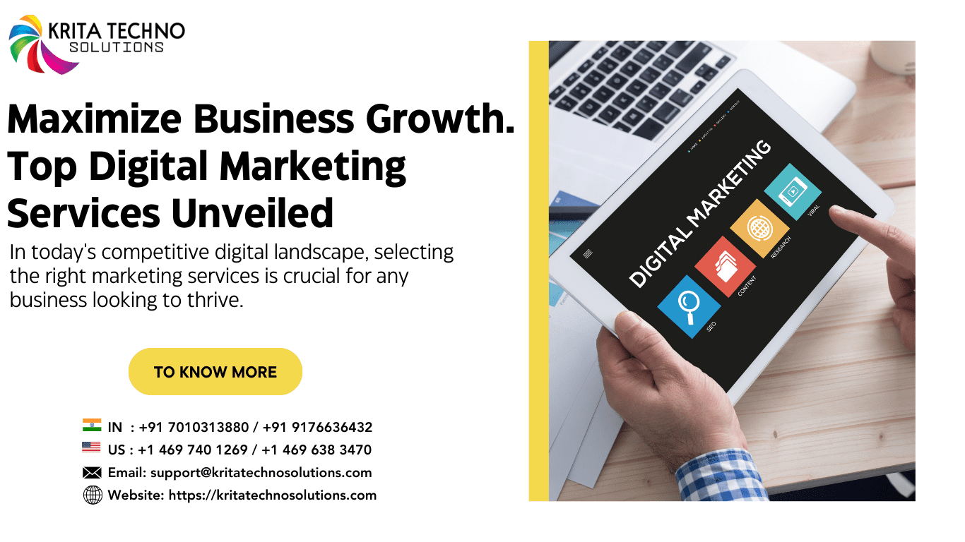 Maximize Business Growth. Top Digital Marketing Services.