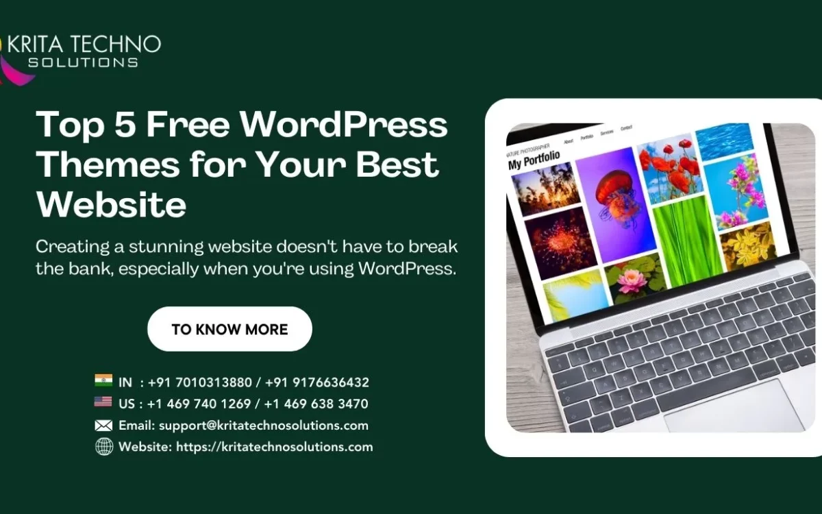 Top 5 Free WordPress Themes for Your Best Website.