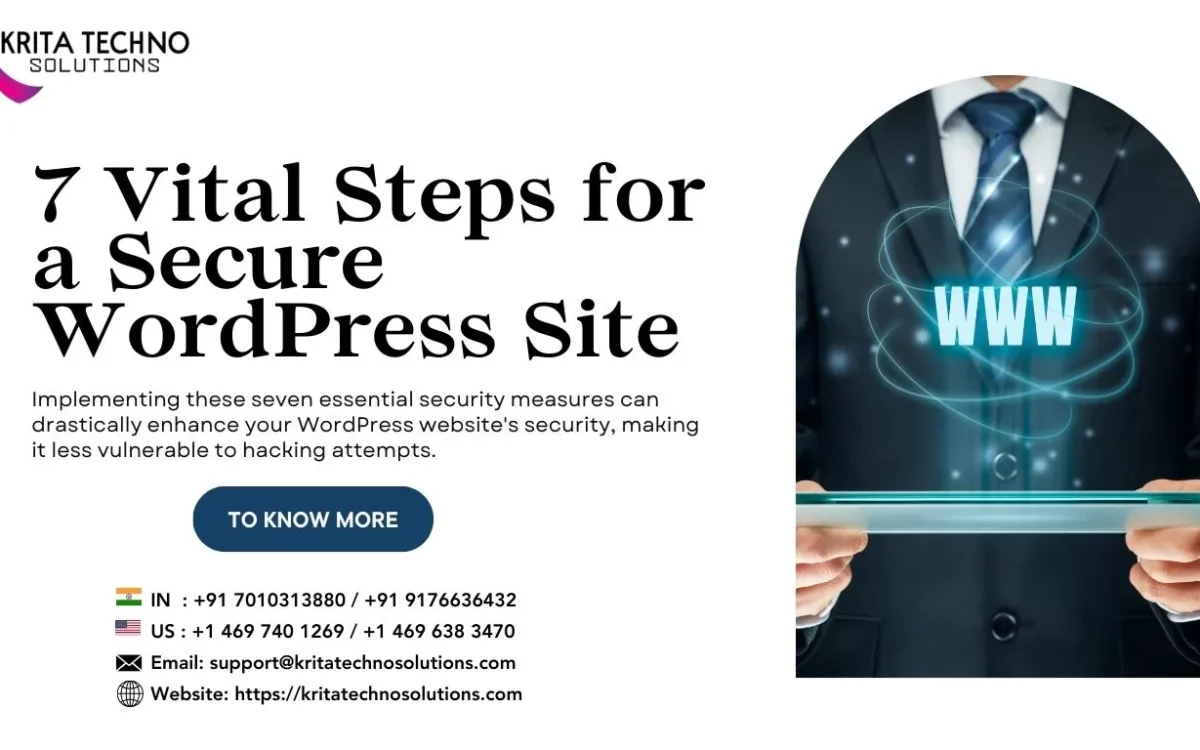 7 Vital Steps for a Secure WordPress Site